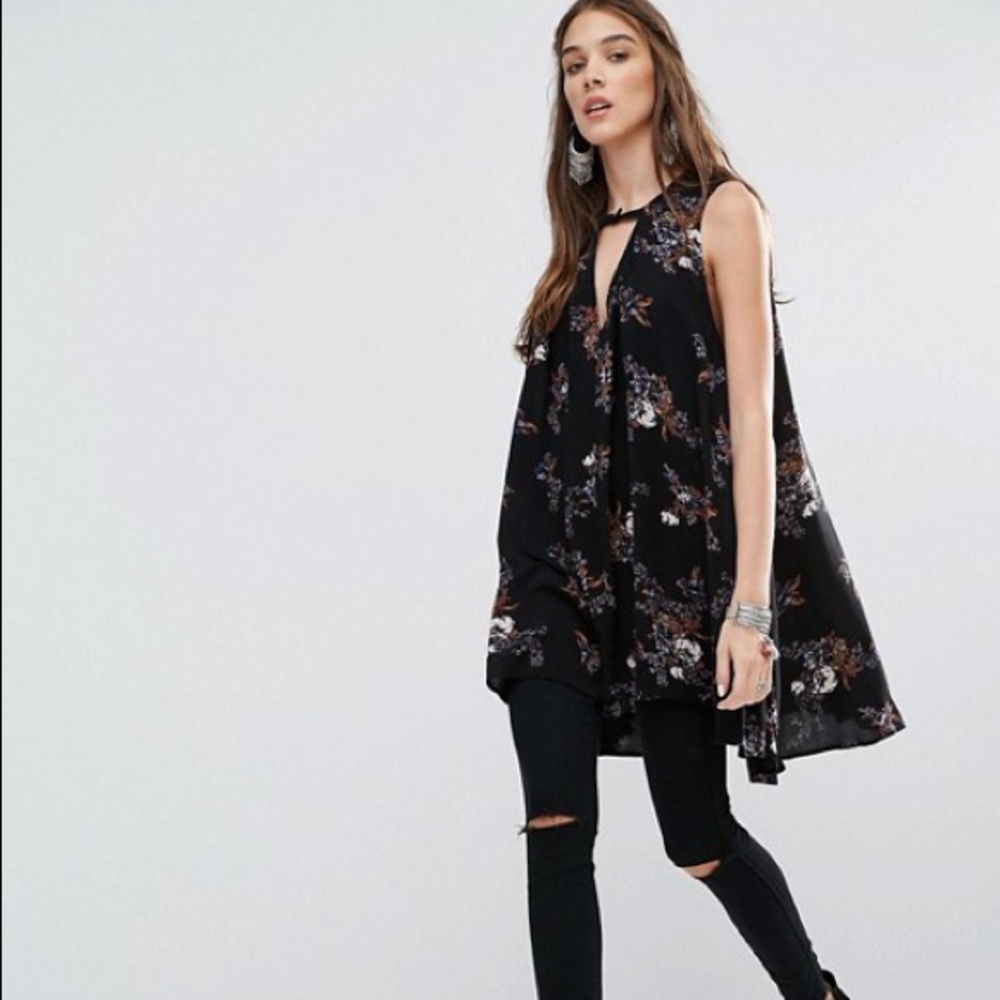 Free People swing sleeveless tunic top
